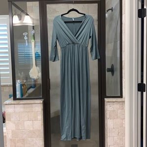 Maternity long dress size medium